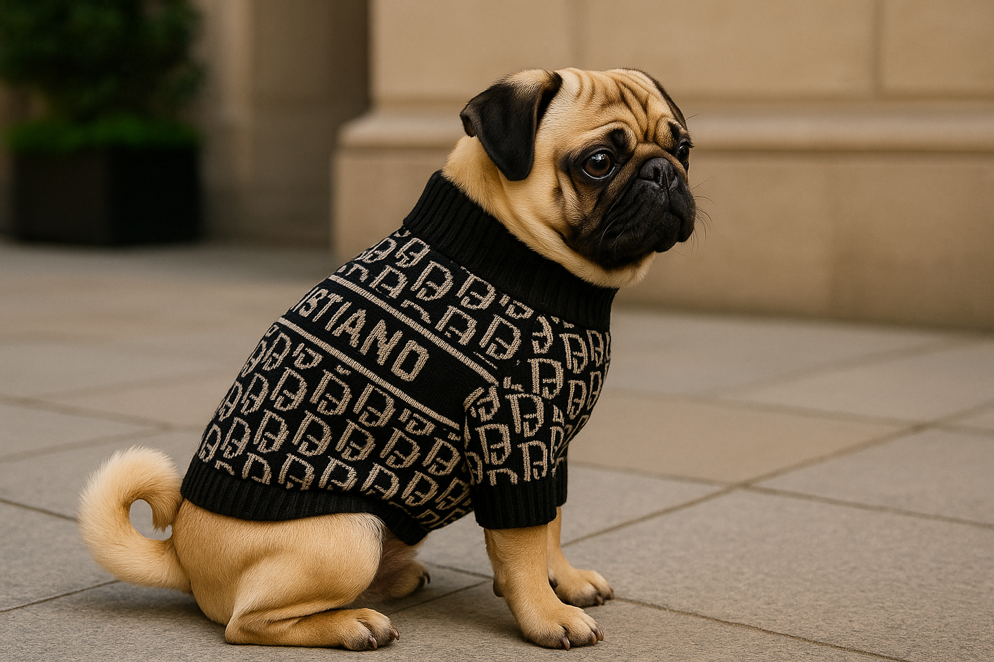 Pawtique Fashion Original Retro Designer Pet Sweater