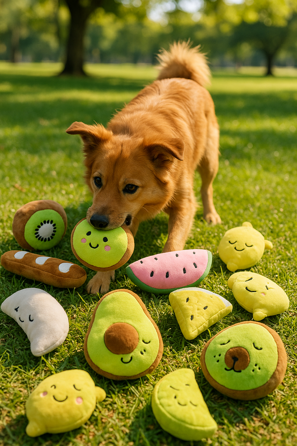 Creative Fruit Pet Toys