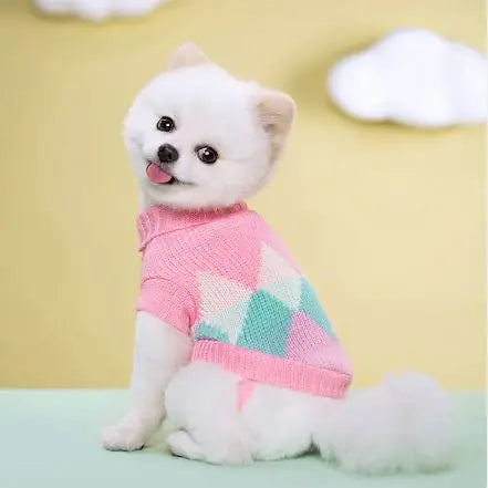 Pawtique Fashion Throwback Floral Pet Sweater
